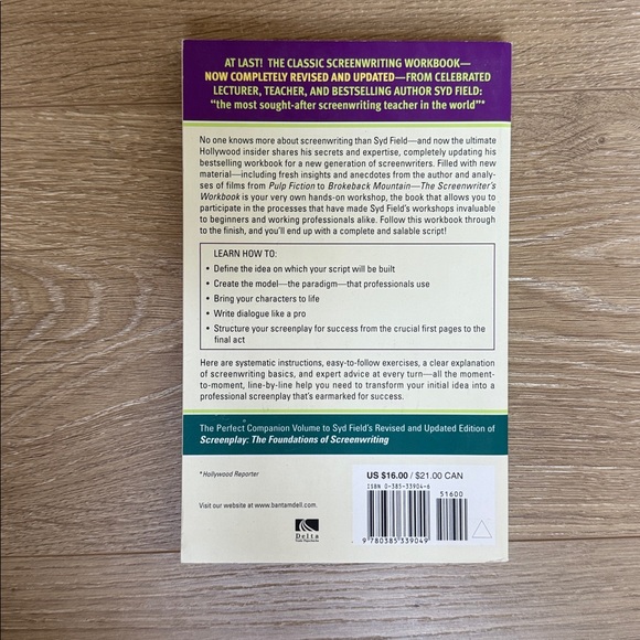 The Screenwriter's Workbook by Syd‎ Field - Picture 3 of 4